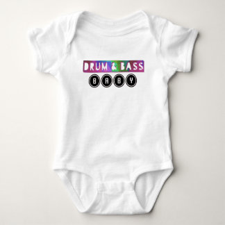 Drum and Bass Baby One-piece EDM music D.J. Deejay Baby Strampler