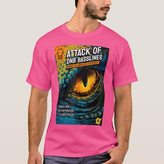 Drum and Bass Dnb Dubstep Liquid T-Shirt (Vorderseite)