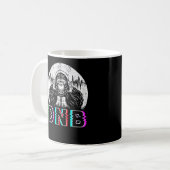 Drum and Bass Electronic Gorilla Vaporwave Music Kaffeetasse (Vorderseite Links)