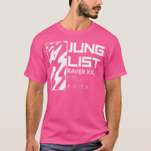 Drum and Bass Music Liquide Dschungelbrücke Rave E T-Shirt
