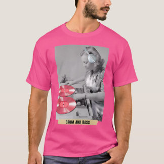 Drum and Bass Music Lover Dj Turntable T-Shirt