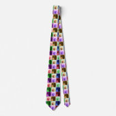 Drum and Drum Set Pop Art Necktie Krawatte (Vorderseite)