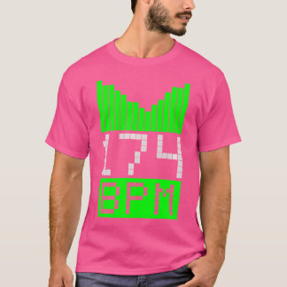 Drum Bass 174 Bpm - Dnb Dschungel Party Raver Dj G T-Shirt