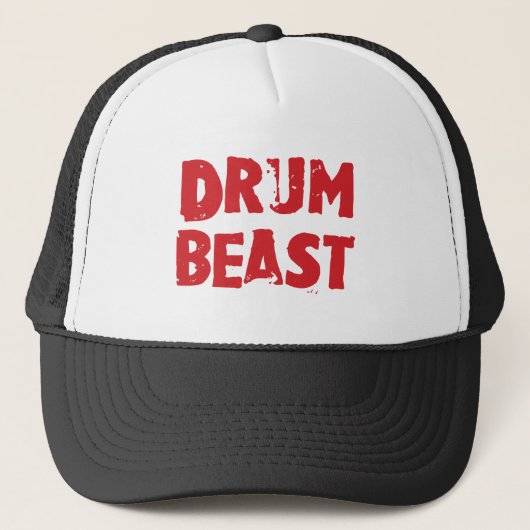 Drum Beast Hat Truckerkappe (Vorderseite)