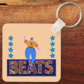 drum beats schlüsselanhänger (Rückseite)