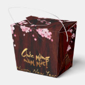 Drum Blossom Tet Hoa Anh Dao Vietnamese Neujahr t Geschenkschachtel (Rückseite)