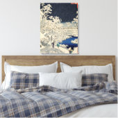 Drum Bridge bei Meguro und Sunset Hill. Leinwanddruck (Insitu (Schlafzimmer))