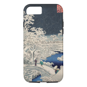 Drum Bridge in Snow Vintage Ukiyo-e Japanische Kun Case-Mate iPhone Hülle