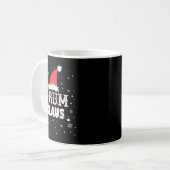 Drum Claus Santa Christmas Drummer Long Sleeve  Kaffeetasse (Vorderseite Links)