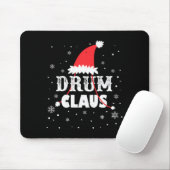 Drum Claus Santa Christmas Drummer Long Sleeve  Mousepad (Mit Mouse)