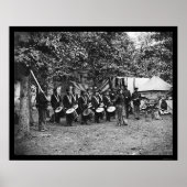 Drum Corps in Bealeton, VA 1863 Poster (Vorne)