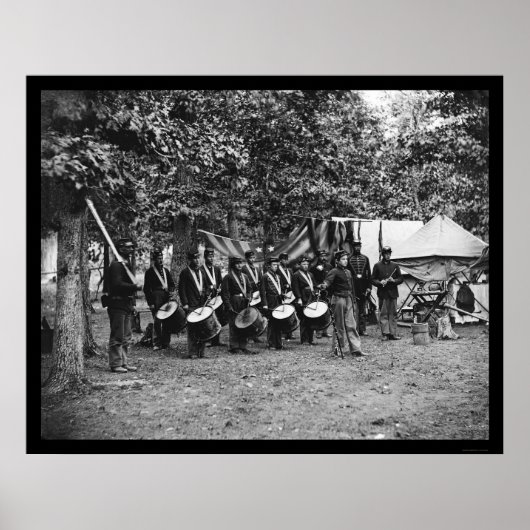 Drum Corps in Bealeton, VA 1863 Poster (Vorne)