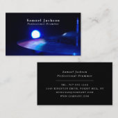 Drum Cymbal, Beruflicher Musiker Visitenkarte (Vorne/Hinten)