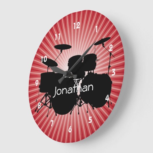 Drum Design Wall Uhr (Winkel)