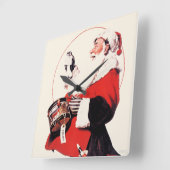 Drum for Tommy Quadratische Wanduhr (Winkel)