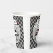 Drum Geboren zu Rock & Roll Drummer Musician Party Pappbecher (Rechts)