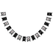 Drum Geboren zu Rock & Roll Drummer Rocker Musiker Wimpelkette (Alle)