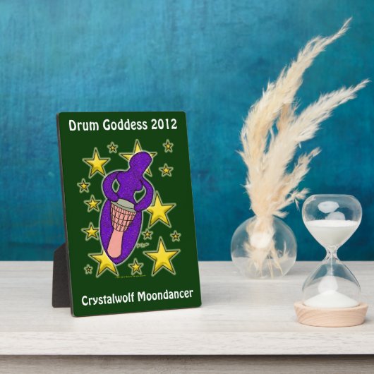 Drum Goddess Plaque Fotoplatte (Seite)