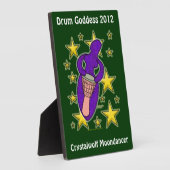 Drum Goddess Plaque Fotoplatte (Seite)