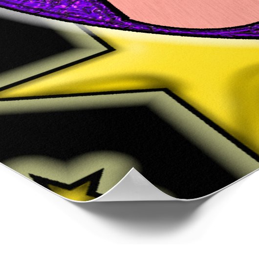 Drum Goddess Print Poster (Ecke)