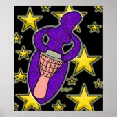 Drum Goddess Print Poster (Vorne)