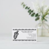 Drum Goddess v.2 Visitenkarte (Stehend Vorderseite)