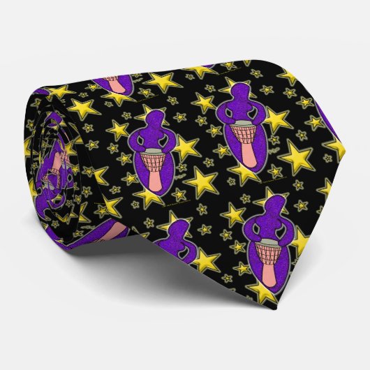 Drum GoddessTie Krawatte (Gerollt)
