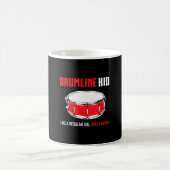 Drum Kid Funny Niedlich Marching Band Kaffeetasse (Mittel)