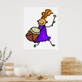 Drum Kid Poster (Küche)