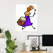 Drum Kid Poster (Heimbüro)