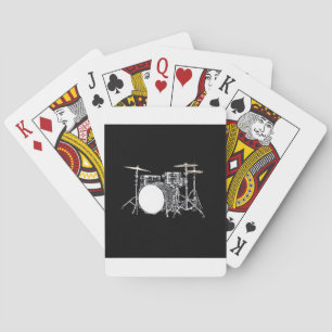 "Drum Kit 2" Design-Geschenke und Produkte Spielkarten