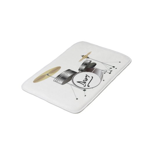 Drum Kit Badematte (Schrägansicht)