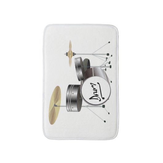 Drum Kit Badematte (Vorderseite Vertikal)