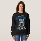 Drum Kit Boy Drummer Drummer Sweatshirt (Vorne ganz)