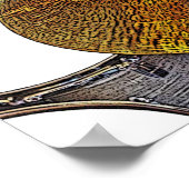 Drum Kit Drummer drucken Rock'n'Roll Music Poster (Ecke)