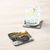 Drum Kit Drummer Rock personalisieren Getränkeuntersetzer (Rechte Seite)