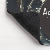 Drum Kit Drummer Rock personalisieren Mousepad (Ecke)