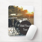 Drum Kit Drummer Rock personalisieren Mousepad (Mit Mouse)