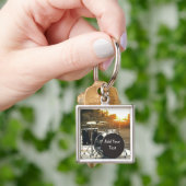 Drum Kit Drummer Rock personalisieren Schlüsselanhänger (Hand)