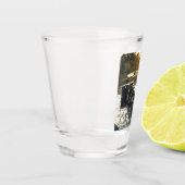 Drum Kit Drummer Rock personalisieren Schnapsglas (Links)