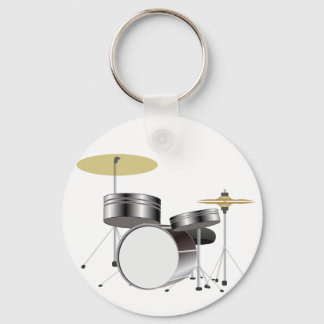 Drum Kit Drummer Schlüsselkette Schlüsselanhänger