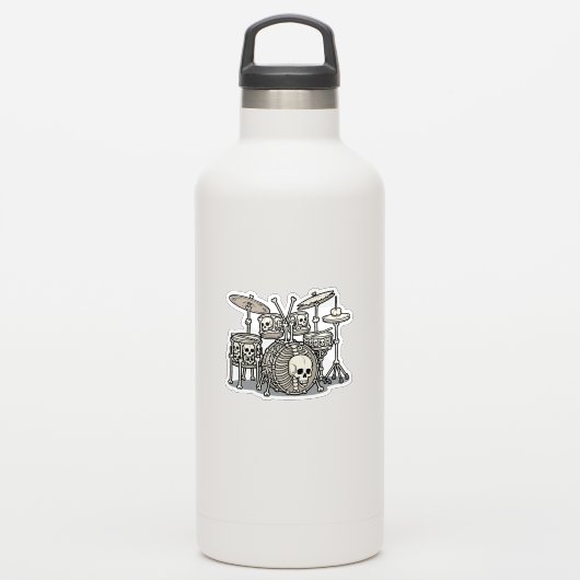 Drum Kit für Schwermetall Aufkleber (Wassserflasche)