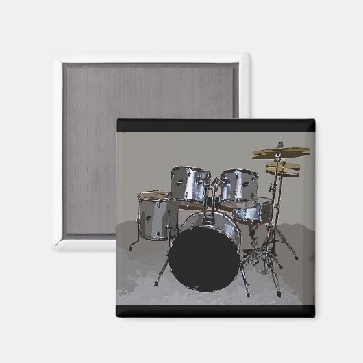Drum Kit Magnet (Vorderseite/Rückseite)
