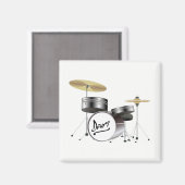 Drum Kit Magnet (Vorderseite/Rückseite)
