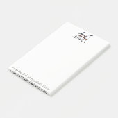 Drum Kit personalisieren Post-it Klebezettel (angewinkelt)