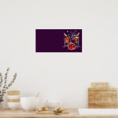 Drum Kit Poster (Küche)