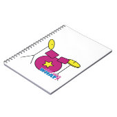 Drum Kit - Rosa Notizblock (Linke Seite)