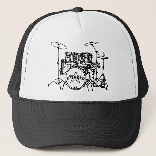Drum Kit Truckerkappe (Vorderseite)
