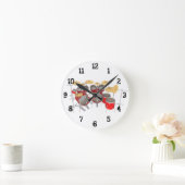 Drum Kit: Wall Clock Runde Wanduhr (Zuhause)