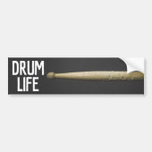 Drum Life Drumstick Percussionist Drummer Musiker Autoaufkleber (Vorne)